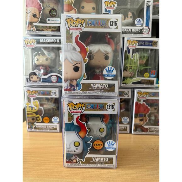 Funko Pop! One Piece Yamato With Mask #1316 Chase And Non Chase + Pop Protector - Picture 1 of 7